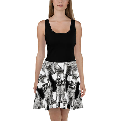 Rockin Llama Skater Dress