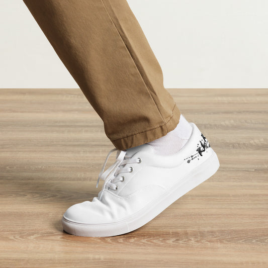 Men’s lace-up canvas shoes