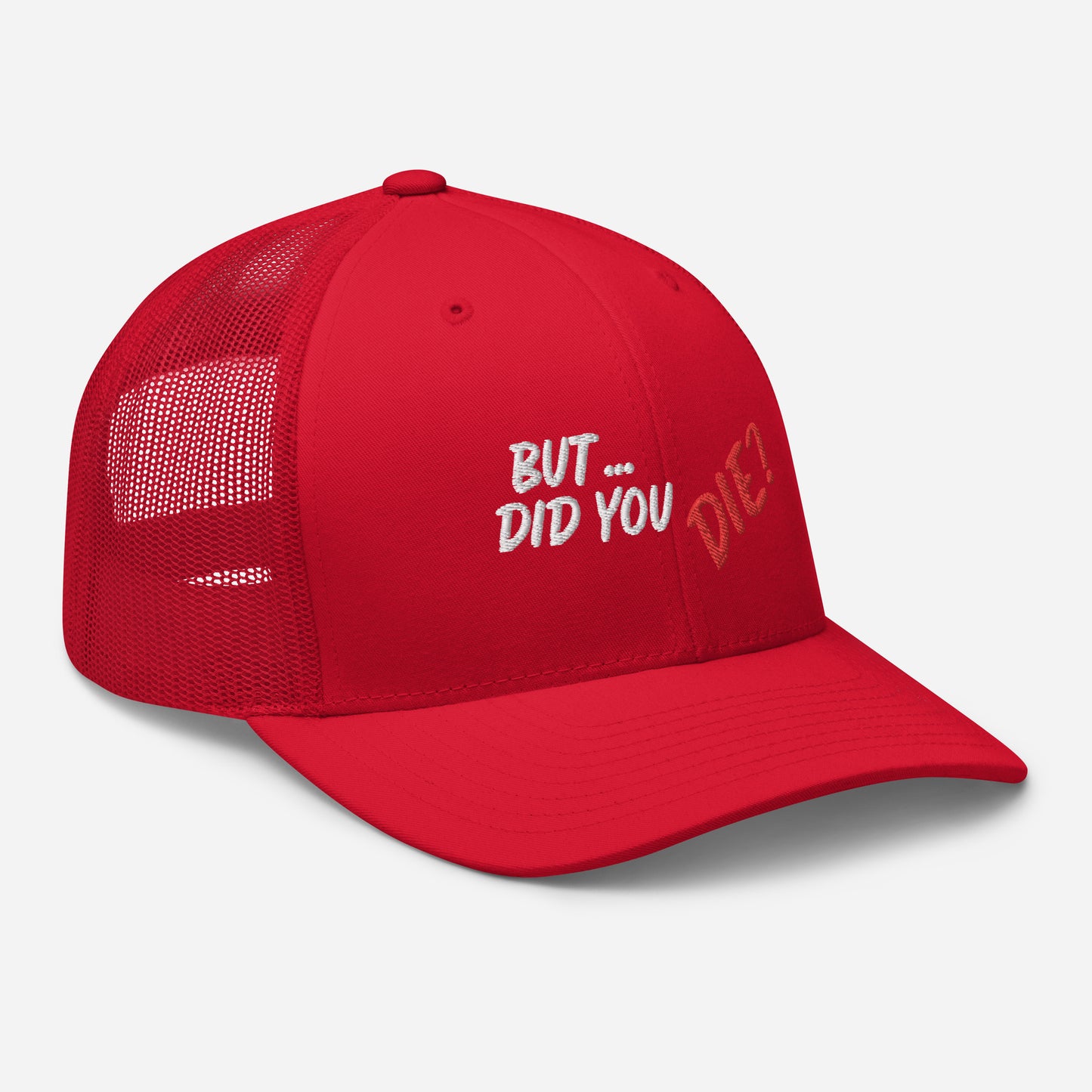 Did You Die Trucker Cap